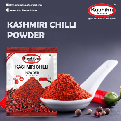 Kashmiri Chilli Powder – Mild Heat, Vibrant Color & Rich Flavor!