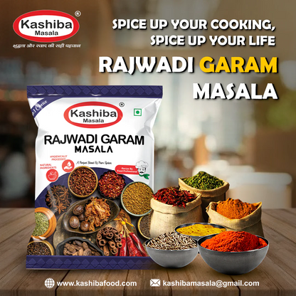 Rajwadi Garam Masala – Royal Blend for Authentic, Aromatic Dishes! | 100 GM Pack OF 4