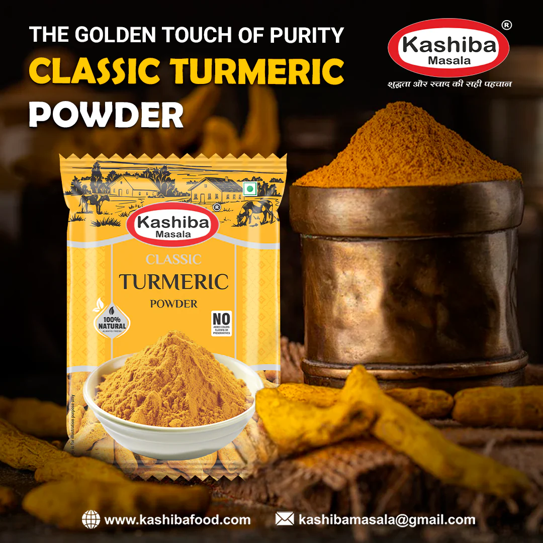 Classic Turmeric Powder – Pure, Aromatic & Full of Health Benefits!